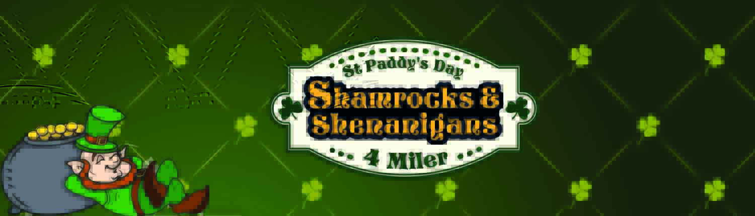 Shamrocks-and-Shenanigans-Virtual-4-Miler-Virtual-Run-Challenge St. Patrick's Day 5k Run Virtual Run